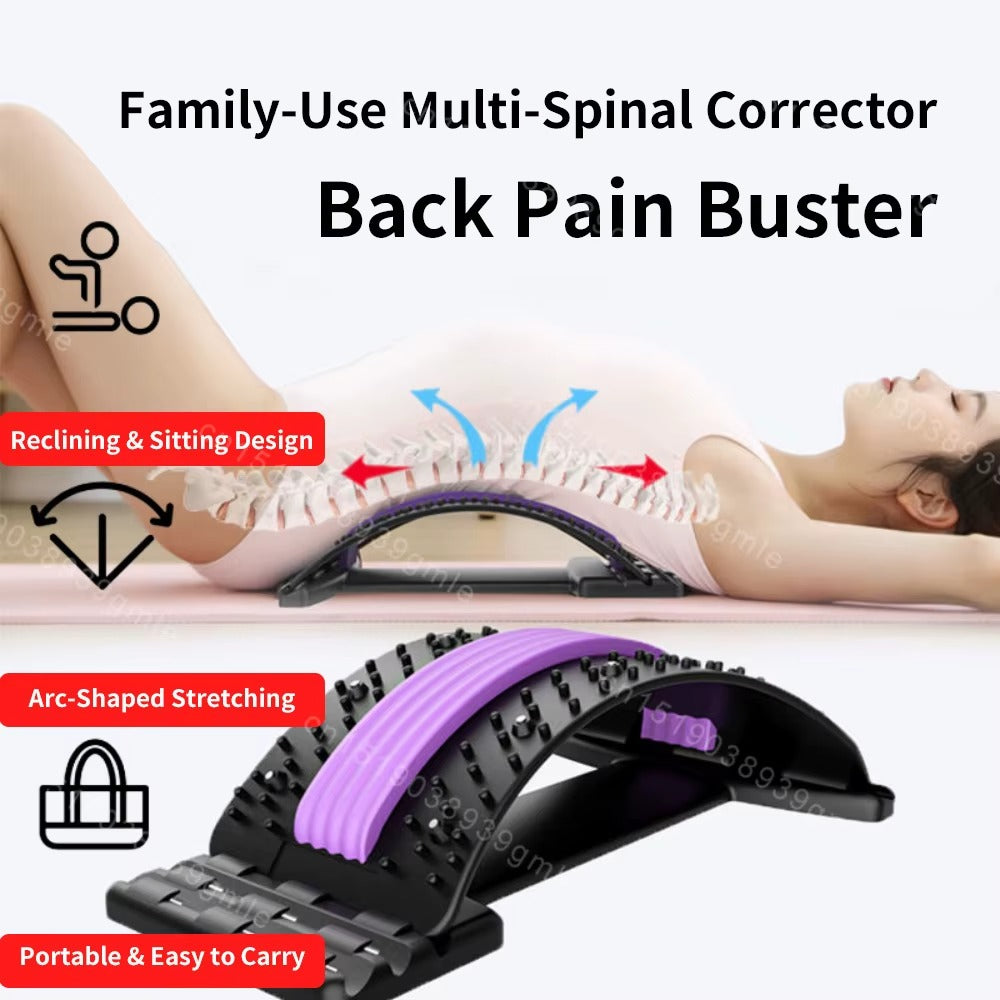 Back Stretcher Adjustable Massager 