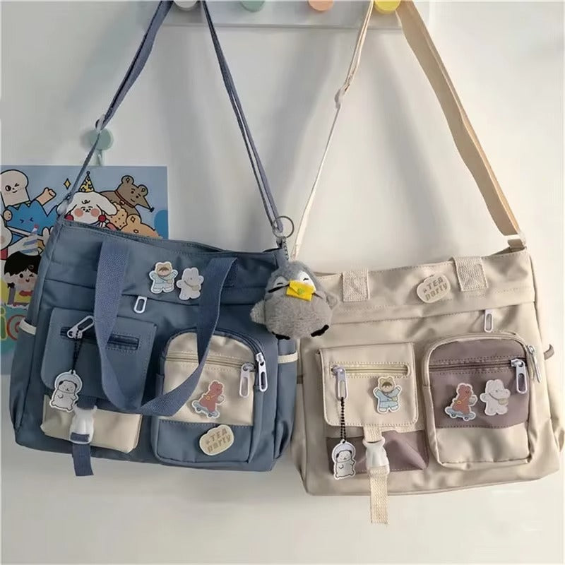 Waterproof Canvas Women Handbags Shoulder Bag