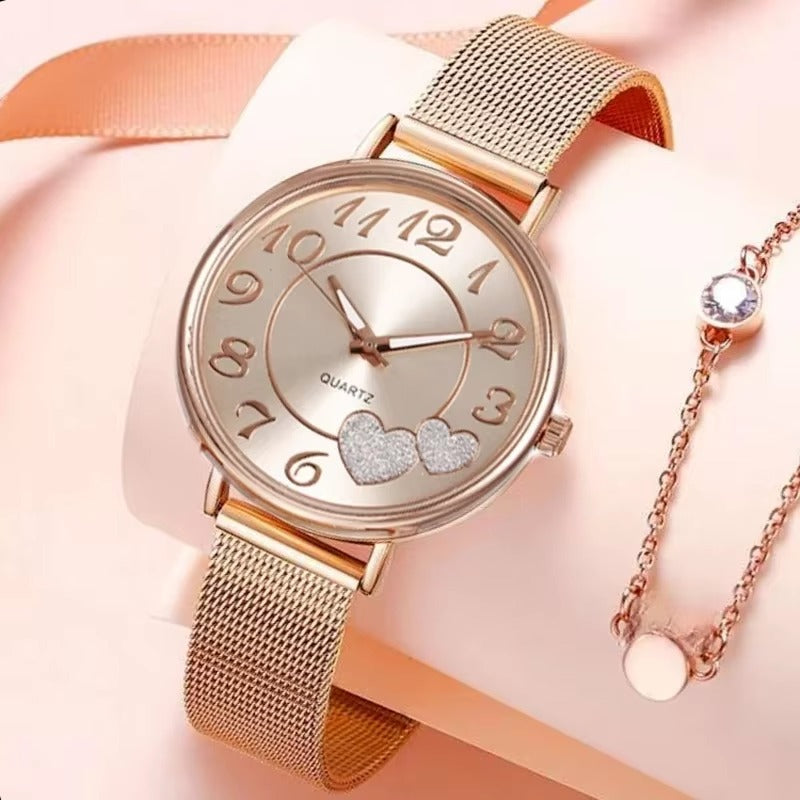 Luxury Heart Wrist Watches for Women