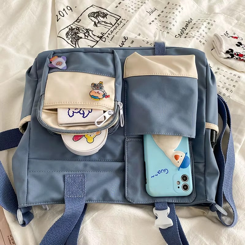 Waterproof Canvas Women Handbags Shoulder Bag