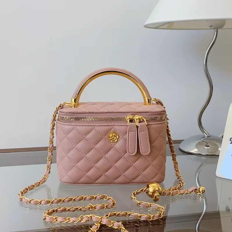 Women's Large Capacity Diamond Small Square Bag