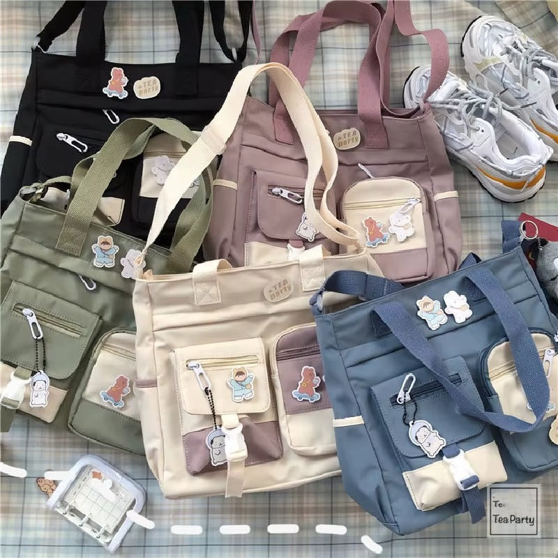 Waterproof Canvas Women Handbags Shoulder Bag