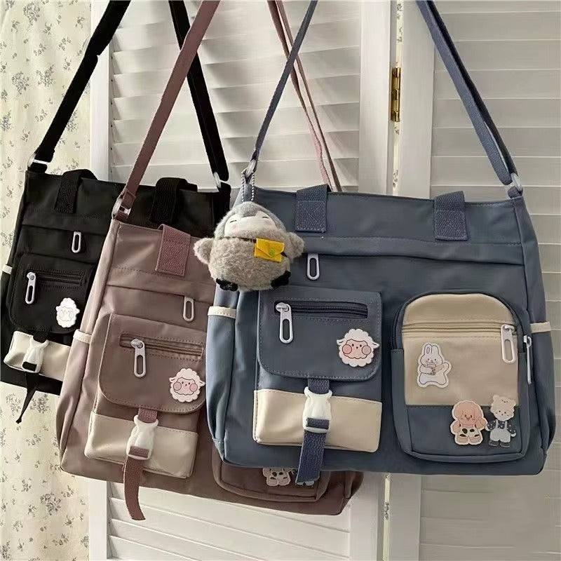 Waterproof Canvas Women Handbags Shoulder Bag