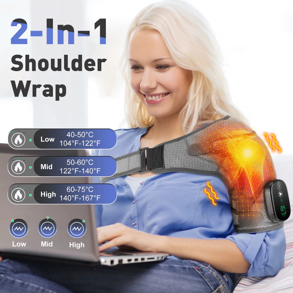 Electric Heated Shoulder Massager 
