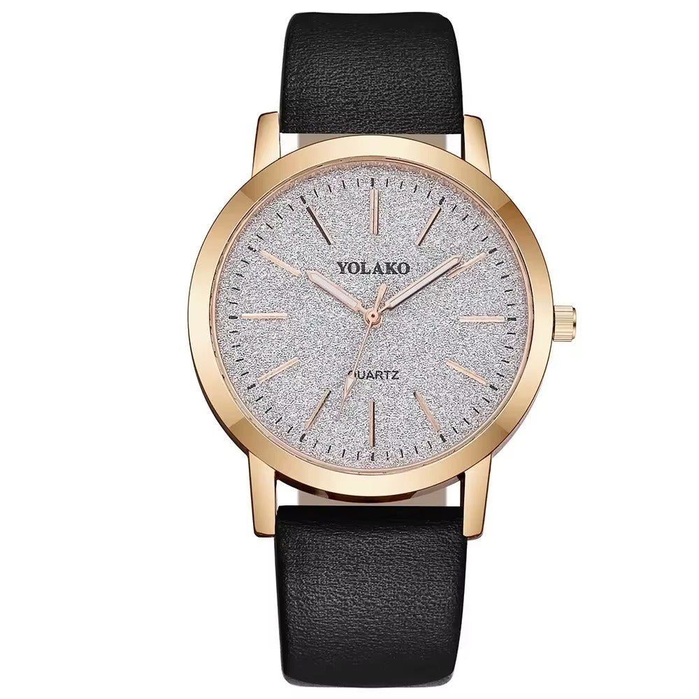 Leather Watch Women Female Quartz Wristwatches