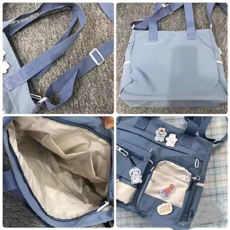 Waterproof Canvas Women Handbags Shoulder Bag