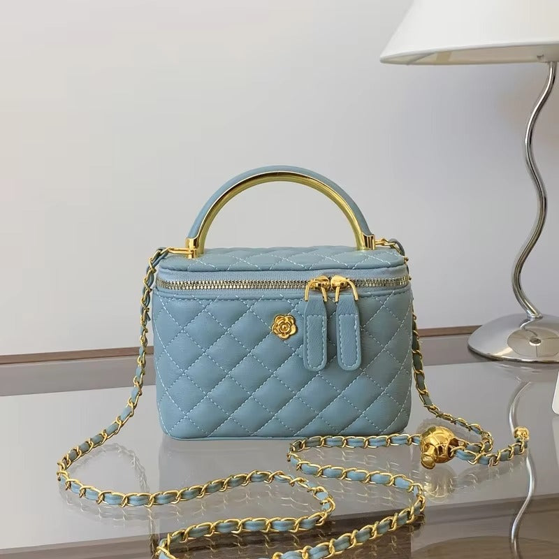 Women's Large Capacity Diamond Small Square Bag