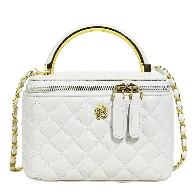 Women's Large Capacity Diamond Small Square Bag